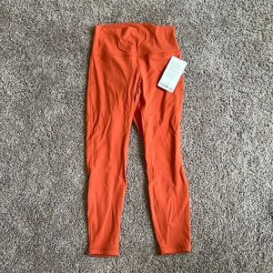 lululemon athletica Bright Orange Leggings